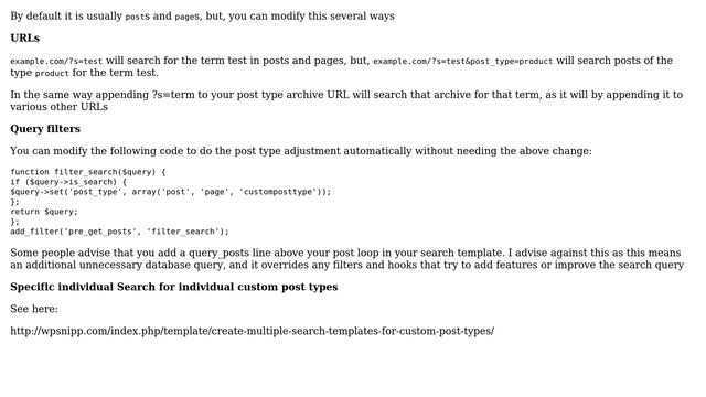 Wordpress: What content types are shown at a search page? (2 Solutions!!) смотреть онлайн