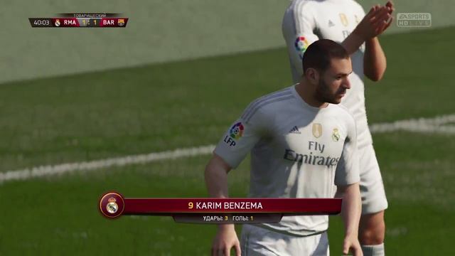 ДЕМО-ВЕРСИЯ FIFA 16 Интро 2:3 RMA - BAR, 2 тм. смотреть онлайн