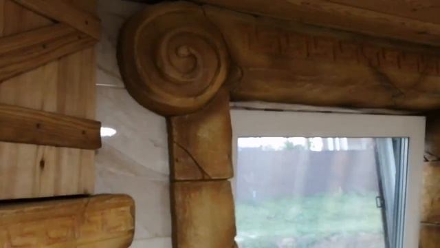 Отделка бани арт бетоном в античной тематике. смотреть онлайн