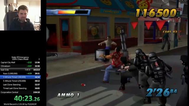 State of Emergency (PC) speedrun - 100% Chaos Mode in 1h20m27s смотреть онлайн