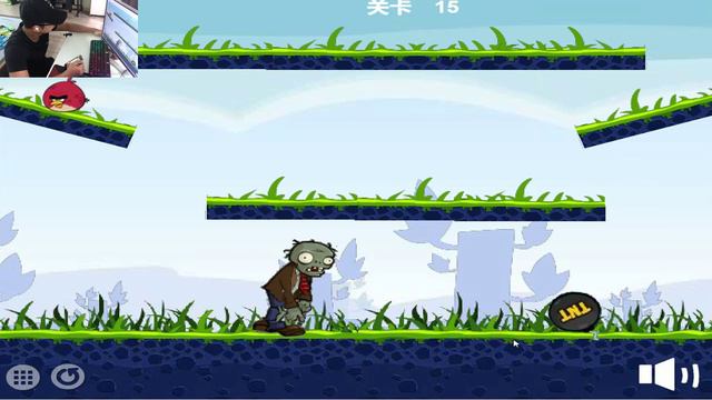 Angry Birds Fry Zombies - EXPLODING ALL TNT BOMB TO BURN ZOMBIES WITH TERENCE! смотреть онлайн
