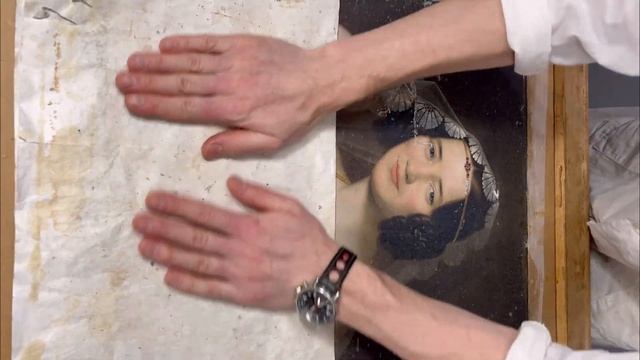 Восстановление картины XIX века. смотреть онлайн