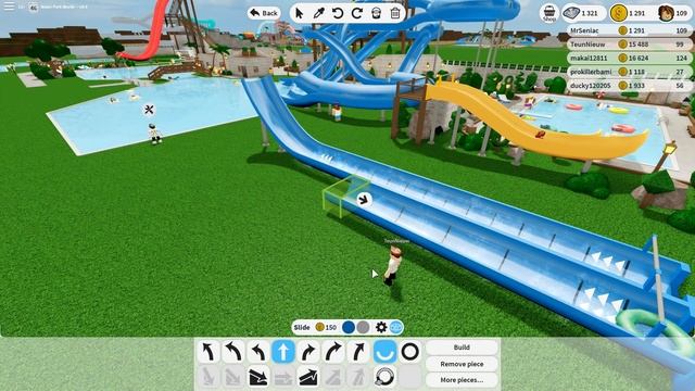 SPEED BOOSTER SLIDES - Roblox Water Park World #13 смотреть онлайн