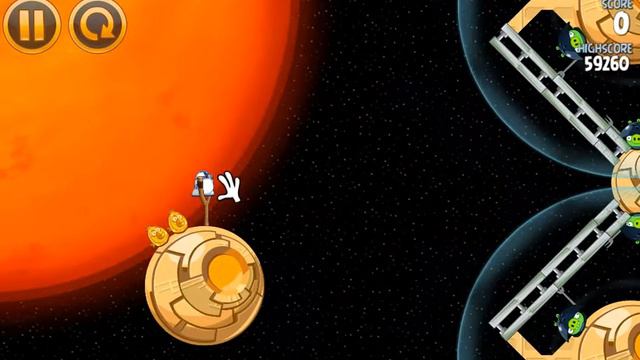 Angry Birds Space Bonus Golden Egg - Level Failed смотреть онлайн