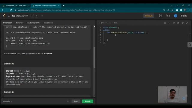 Remove Duplicates from Sorted Array #3 | LeetCode Explained and Solved смотреть онлайн