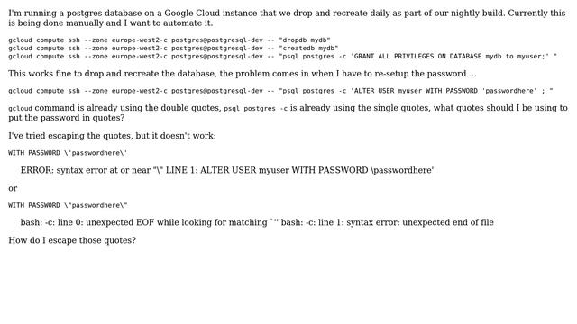 DevOps & SysAdmins: Change postgres password using remote ssh смотреть онлайн
