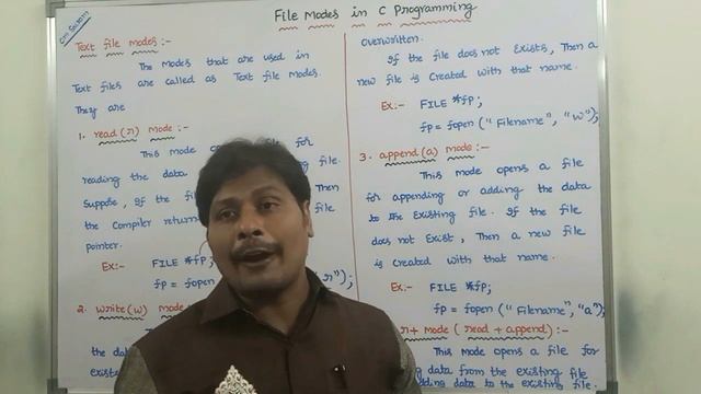 FILE OPENING MODES IN C || TEXT FILE MODES || BINARY FILE MODES || FILE OPENING MODES || смотреть онлайн