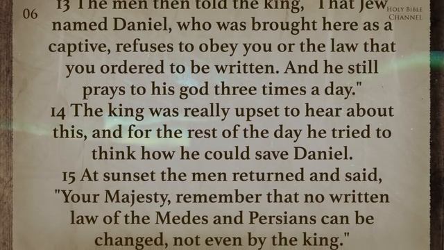 Holy Bible Audio: DANIEL 1 to 12 - With Text (Contemporary English) смотреть онлайн