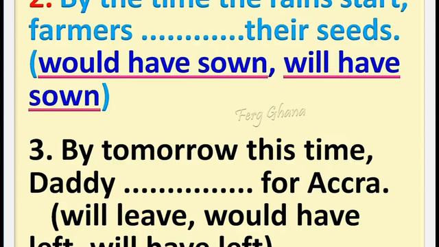 LOWER PRIMARY ENGLISH: THE FUTURE PERFECT TENSE A (Subscribe and Share) смотреть онлайн