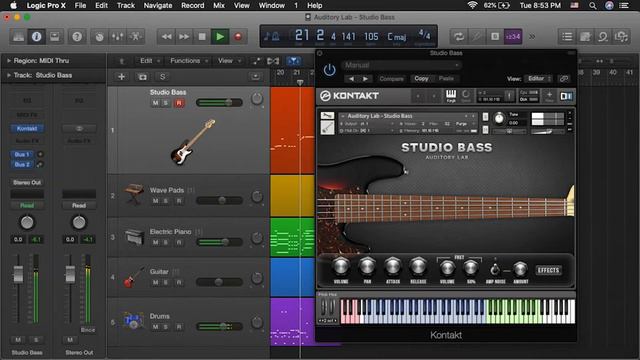 Virtual Bass Guitar Instrument Plugin (VST / AU / AAX) смотреть онлайн