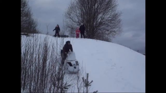 ВЫХОДНОЙ ДЕНЬ//ПОКАТУХИ НА СНЕГОХОДЕ С ДЕТЬМИ смотреть онлайн