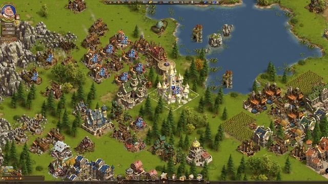 Levelling up to level 60 in The Settlers Online смотреть онлайн
