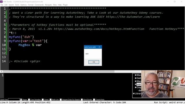 ?♂️ AHK error: Parameters of Hotkey Functions must be Optional | Blessing or Curse❓ смотреть онлайн