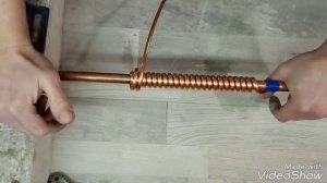 Как накрутить двухрядный димрот. Труба и изолента.