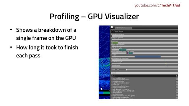 UE4 Graphics Profiling: GPU Visualizer смотреть онлайн