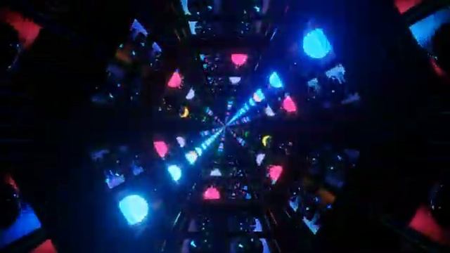 VJ LOOP NEON 10 Hour: Windows 11 Live Wallpaper in 4K | Abstract Sci-Fi Tunnel Background Video смотреть онлайн