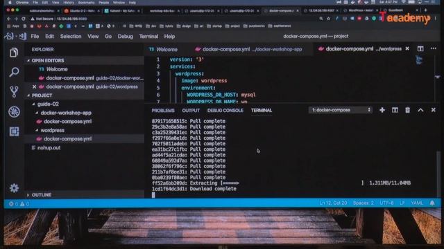 [토크ON세미나] 쿠버네티스 살펴보기 5강 - Docker-Compose(도커 컴포즈) 실습 | T아카데미 смотреть онлайн