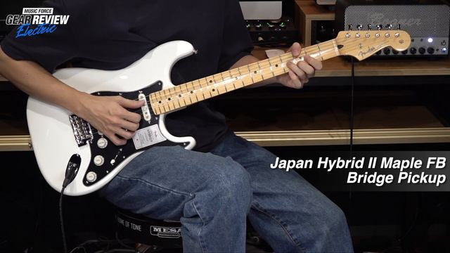Fender Japan Hybrid II Stratocaster Maple FB VS Rosewood FB Review (No Talking) смотреть онлайн
