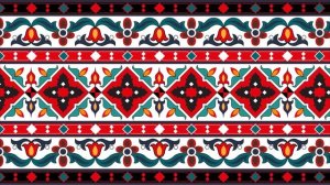 Футаж Узор азербайджанский