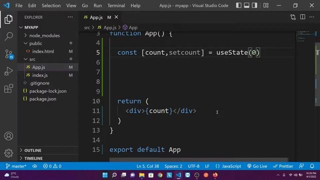 #22 state in functional components | React js malayalam смотреть онлайн