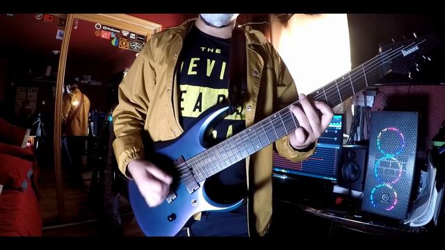 Slipknot The Devil In I Guitar Cover(Jim Root Mask) Ibanez RGD71ALMS Axion Label смотреть онлайн
