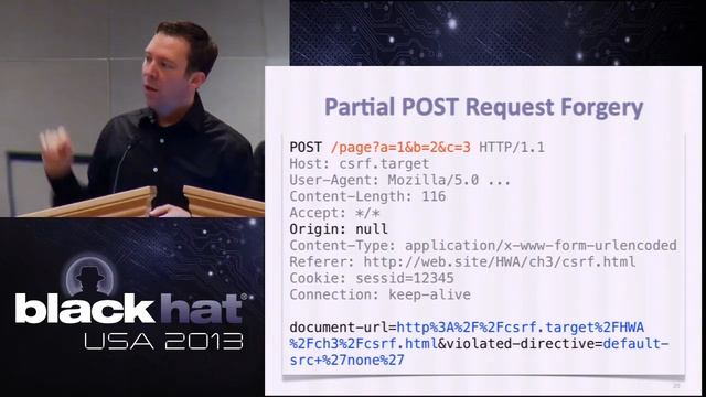 Black Hat USA 2013 - Dissecting CSRF Attacks & Countermeasures смотреть онлайн