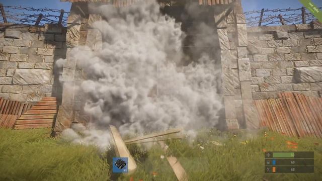 Как сломать ворота в Rust? Rust2 Сколько нужно c4?