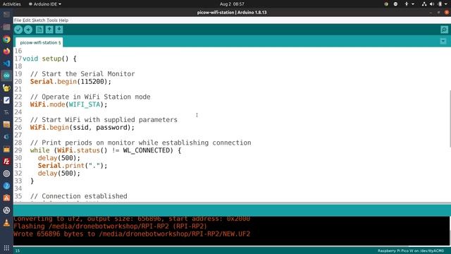 Pi Pico W with the Arduino IDE | Using WiFi смотреть онлайн