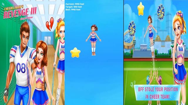 Cheerleaders Revenge 3 | Breakup android gameplay | Hugs N Hearts games for girls смотреть онлайн