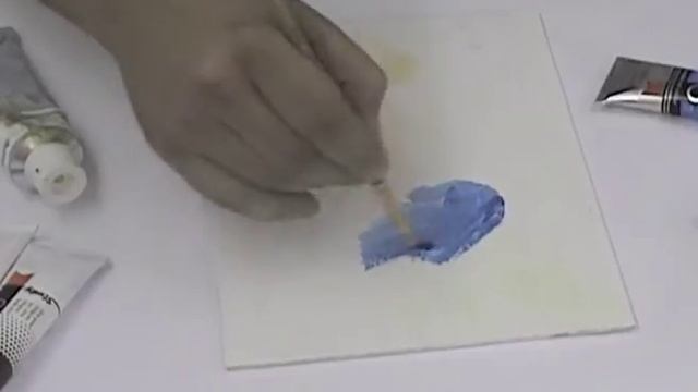 Смешивание водорастворимого масла с обычным маслом и акрилом смотреть онлайн