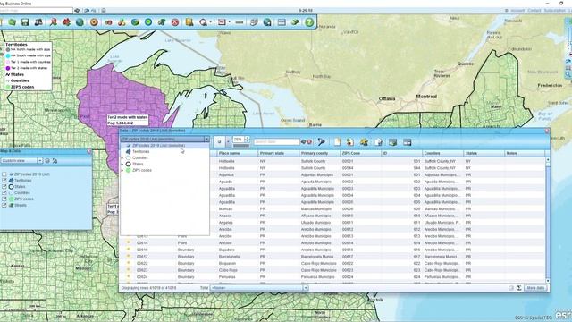 Exporting Zip Codes from County, State and Zip Code Territories смотреть онлайн