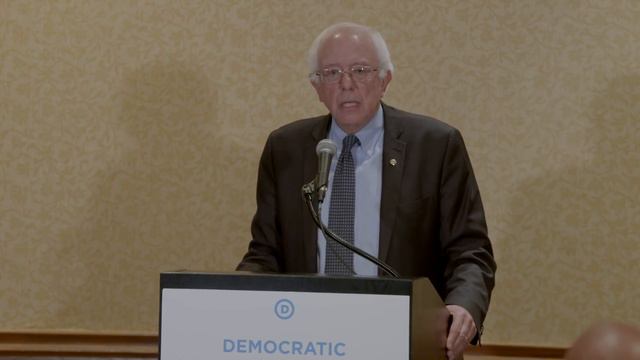 Bernie Sanders speaks to the press after DNC Summer Meeting смотреть онлайн