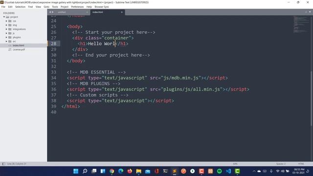 MDB Responsive Image Gallery With Lightbox In Hindi | Bootstrap Material Design | MDB Pro смотреть онлайн