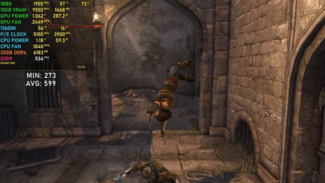 Prince of Persia The Forgotten Sands RTX 3080 & 13600K - High Settings 1440P смотреть онлайн