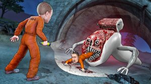 МОСТОВОЙ ЧЕРВЬ ОХОТИТСЯ НА НАС! ОПАСНЫЙ SCP ПРОТИВ ЛЮДЕЙ! ВЫЖИТЬ В ДИКОМ МЕСТЕ С SCP В Garry`s Mod