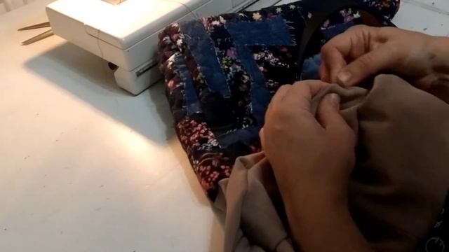 Сшила сумку в стиле ленивого Боро. Скоро на канале смотреть онлайн