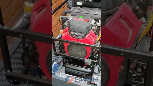 Бензиновый генератор Europower EP 12000 E в уличном кожухе — запуск и проверка в работе смотреть онлайн