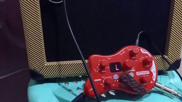 RJ 15 watts Guitar Amplifier and Ammoon Pockrock effect pedal review смотреть онлайн