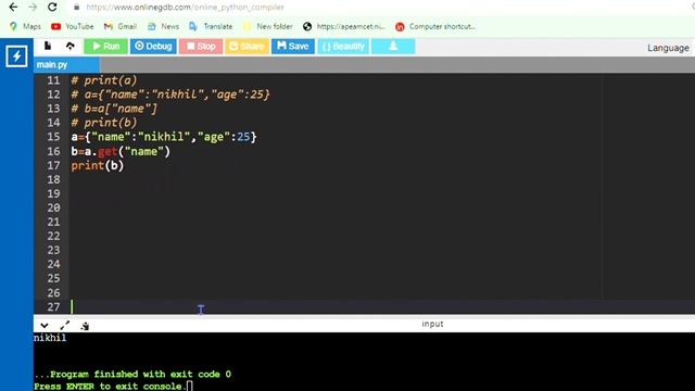Python for Beginners | Dictionaries Concept in Telugu #python #dictionaries #pythondictionaries смотреть онлайн
