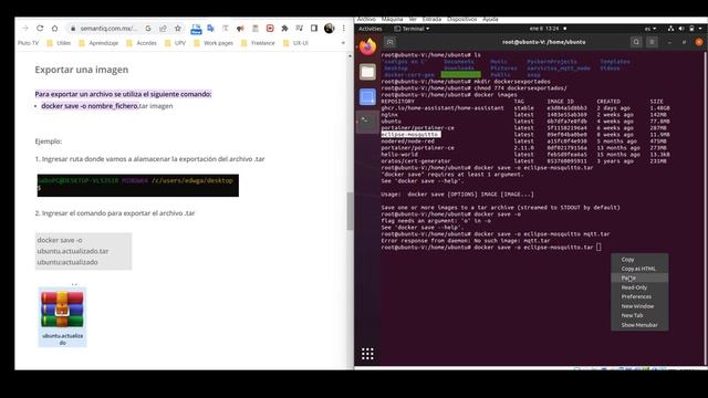 Exportar imagen de docker смотреть онлайн