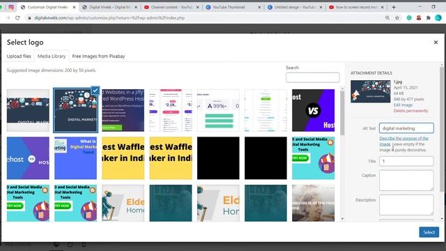 How to Set Logo in Word press Website | Log in Word press Site | Create Logo For Wordpress смотреть онлайн