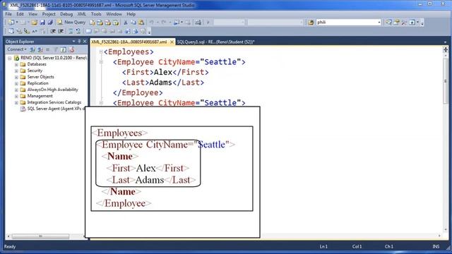 SQL 2012 XML Path Mode Lab 2.2 смотреть онлайн