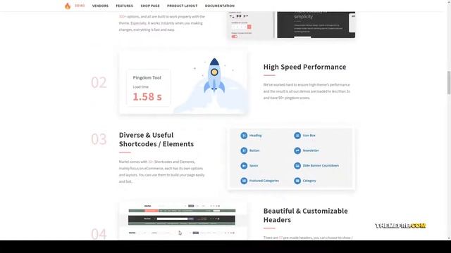 Martel - Modern eCommerce Marketplace WordPress Theme market template wc marketplace Build Website смотреть онлайн