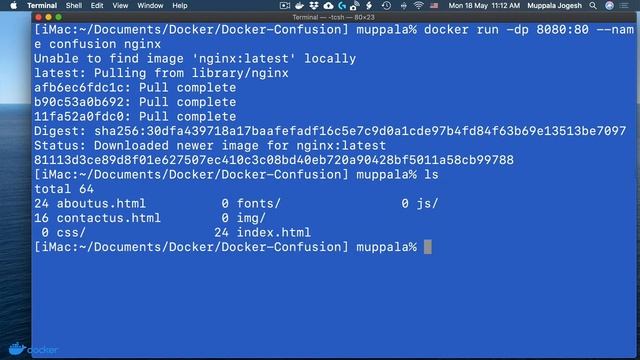 Running a Web Server Container (Exercise) смотреть онлайн