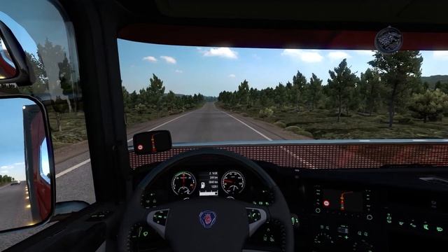 Euro Truck Simulator 2: Transporting Wooden Beams To Muonio (FIN) | Logitech G29 | Eye Tracker смотреть онлайн