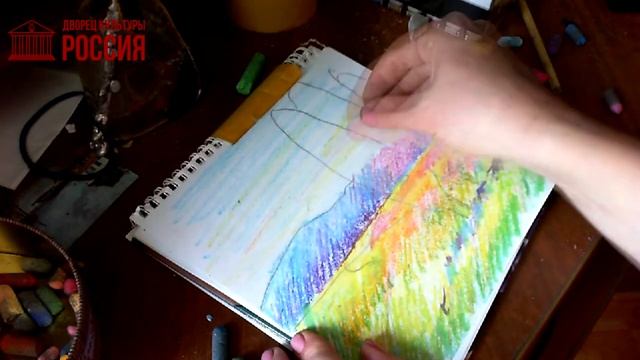 Мастер-класс: рисуем пейзаж смотреть онлайн