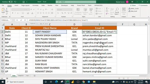 How to use INDEX and MATCH Function in Excel | How to use it | Interview Questions And Answer смотреть онлайн