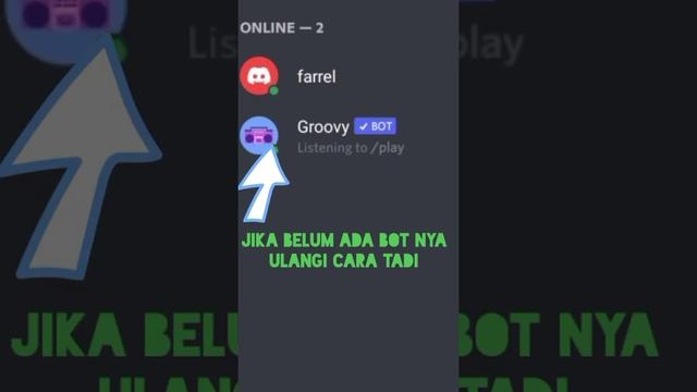 Tutorial Cara menambahkan bot Groovy Di Discord смотреть онлайн