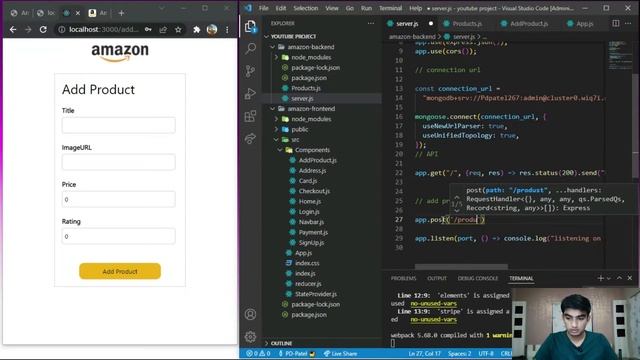 #9 Let's Add Product Detail To MongoDB | React | MERN Stack ?? смотреть онлайн